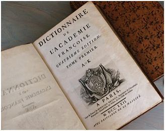 1694 tout premier dictionnaire de la langue française