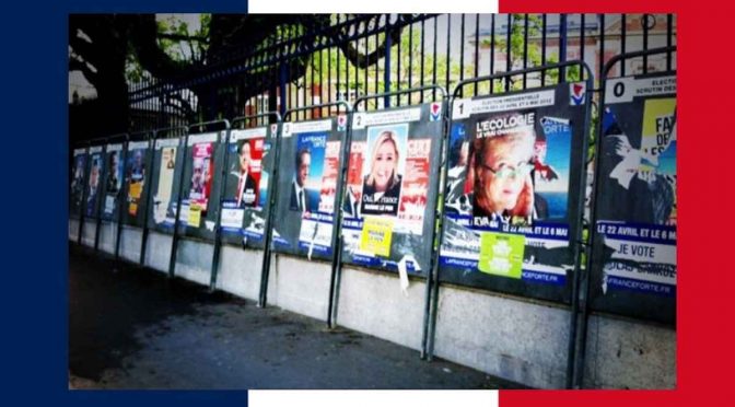 Les élections présidentielles en France - panneau d'affichage - moments d'histoire