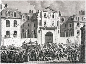 Pillage de la maison de Saint Lazare - article du 5 mai au 13 juillet 1789 - des États généraux à une Assemblée nationale constituante