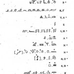 Alphabet décryptage des hiéroglyphes Jean-François Champollion