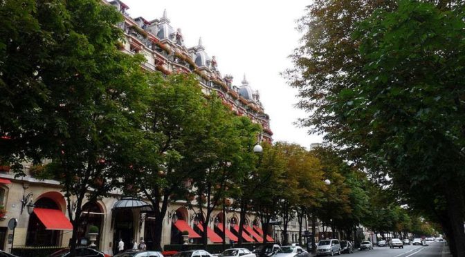 Hôtel Palace LE PLAZA ATHÉNÉE*****- Avenue Montaigne – PARIS