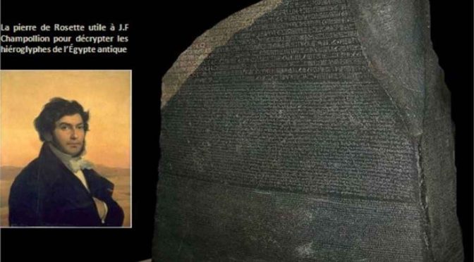 CHAMPOLLION décrypteur des hiéroglyphes et père de l’égyptologie