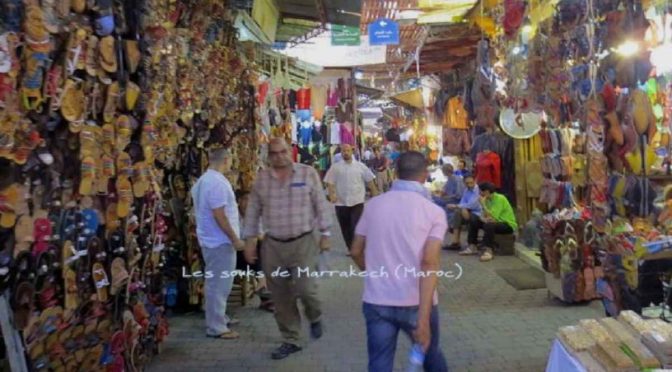 Souk de Marrakech Mots francais d'origine arabe