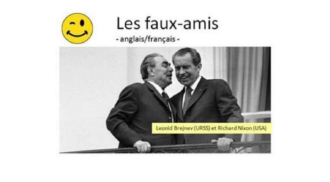Les faux-amis français-anglais